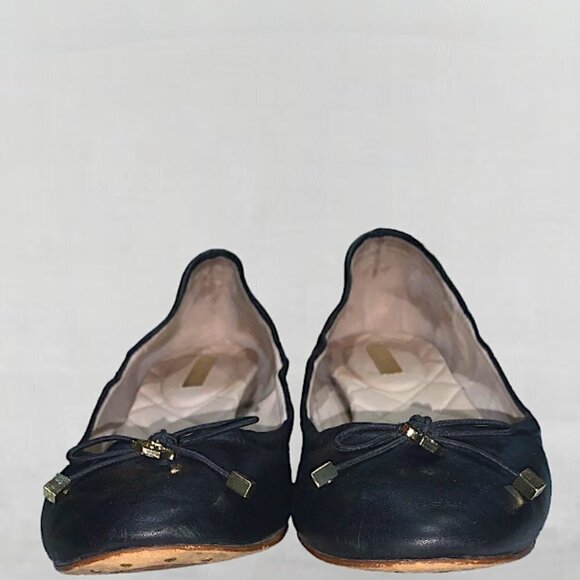 Louise et cie Ferraria Round Toe w/Bow ballet flats Black Size 8 - Picture 4 of 14
